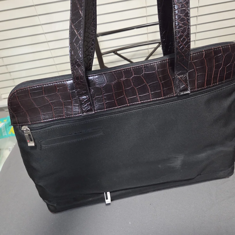Solo Black and Brown Men's Bag